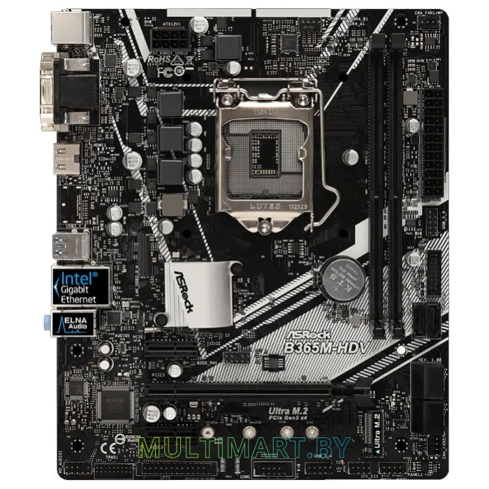 Материнская плата ASRock B365M-HDV